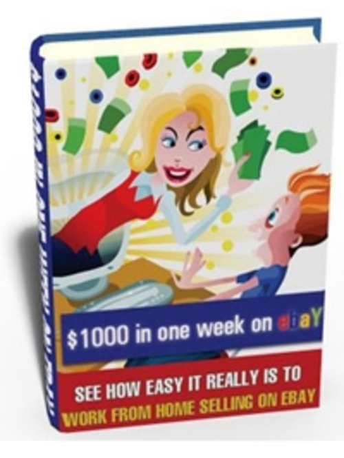 Product picture $1000 in one week on ebay